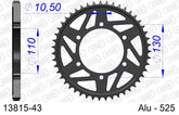Corona AFAM 13815-43 in all. passo 525 SUZUKI GSX-R 600 2011  -2017